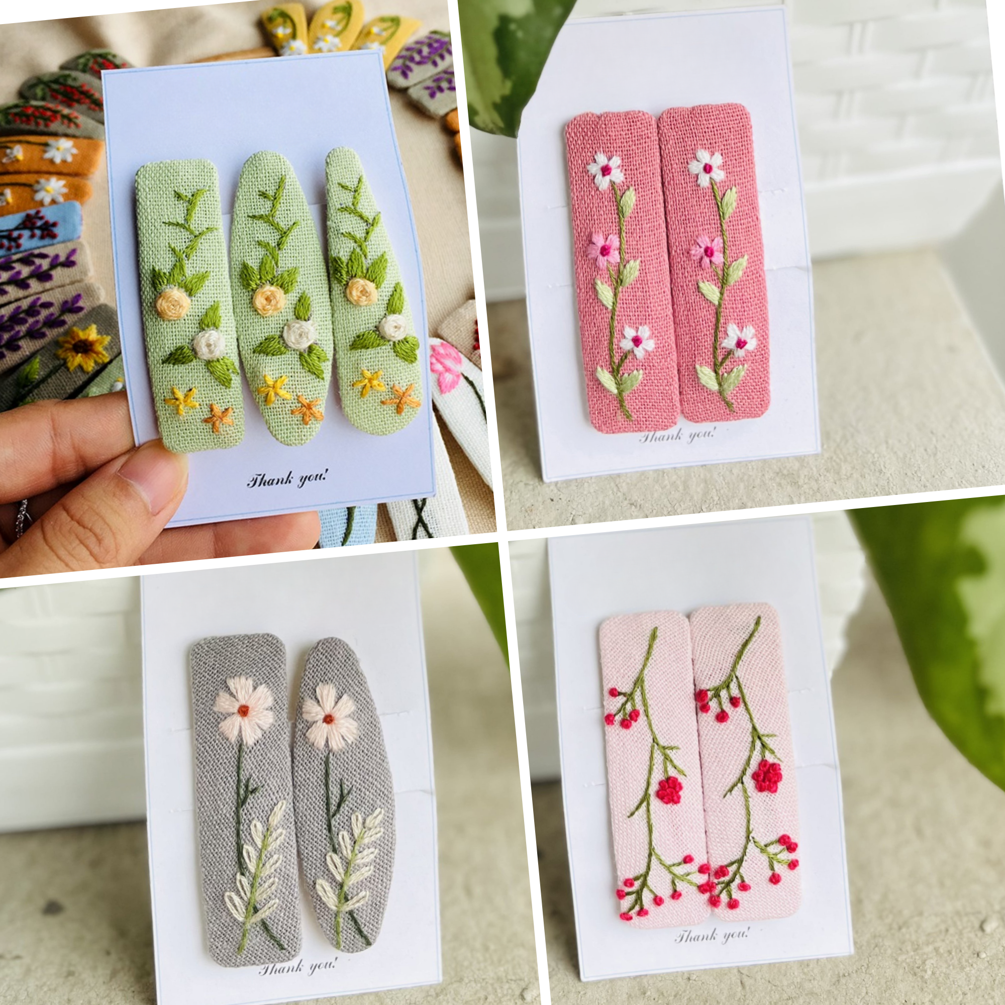 Handmade Floral Hair Clips - Perfect Gifts & Accessories