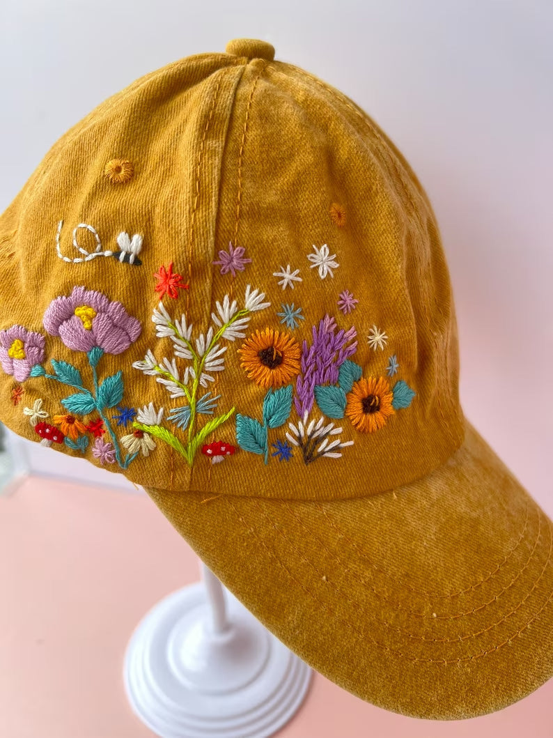 Blossom Flowers Sun Hat - Stitchery Zone