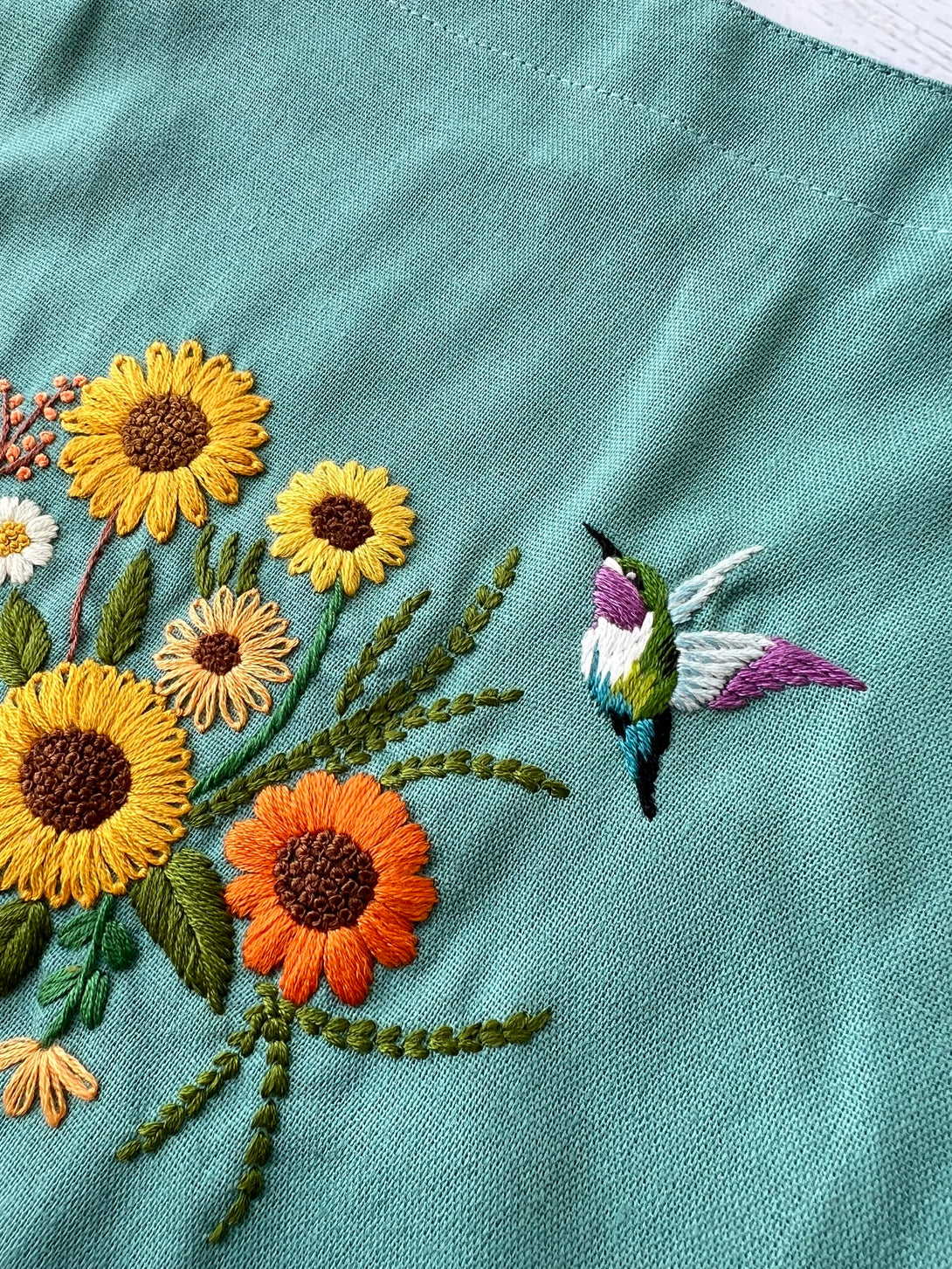 Wildflowers Embroidered Aprons - Stitchery Zone