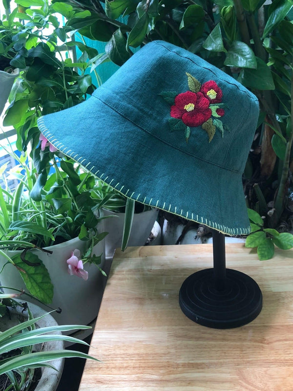 Camellia Whispers Hat - Stitchery Zone