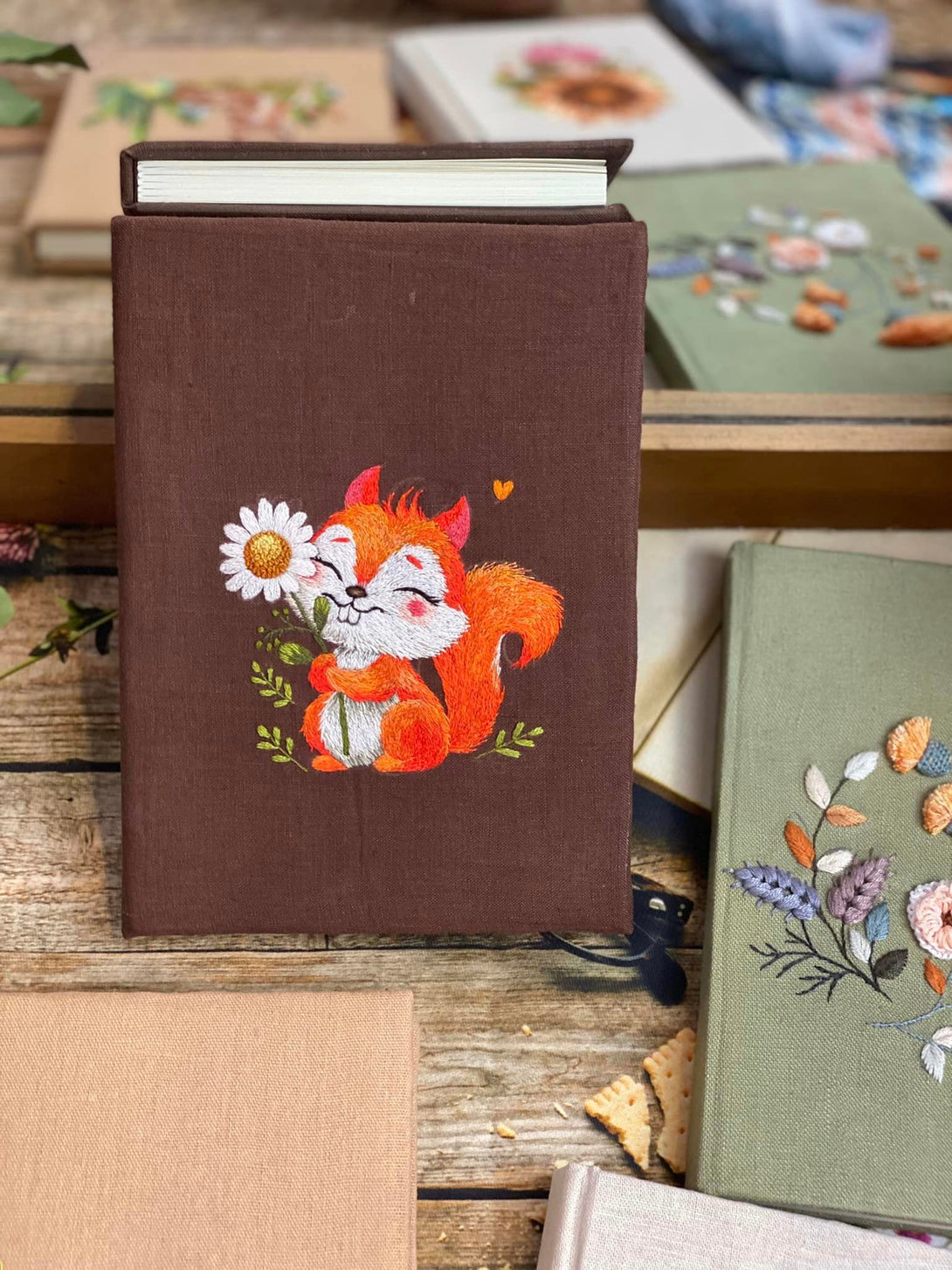 Adorable Animals Embroidered Notebook - Stitchery Zone