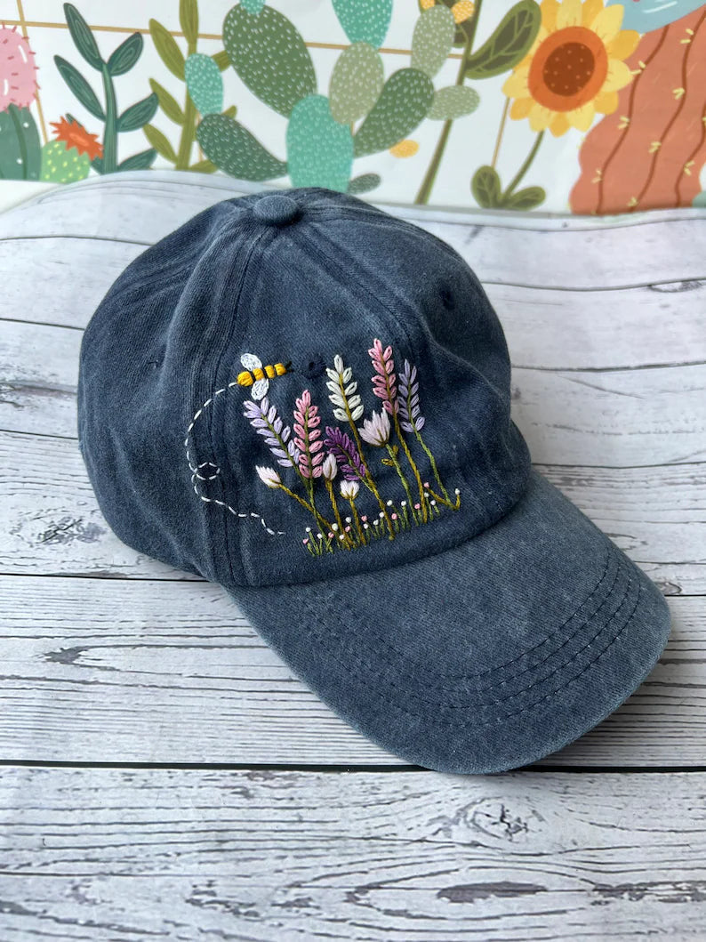 Blossom Flowers Sun Hat - Stitchery Zone