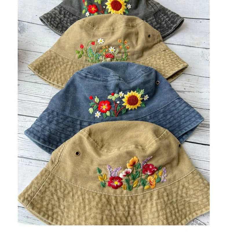 Enchanted Cap Blooms - Stitchery Zone