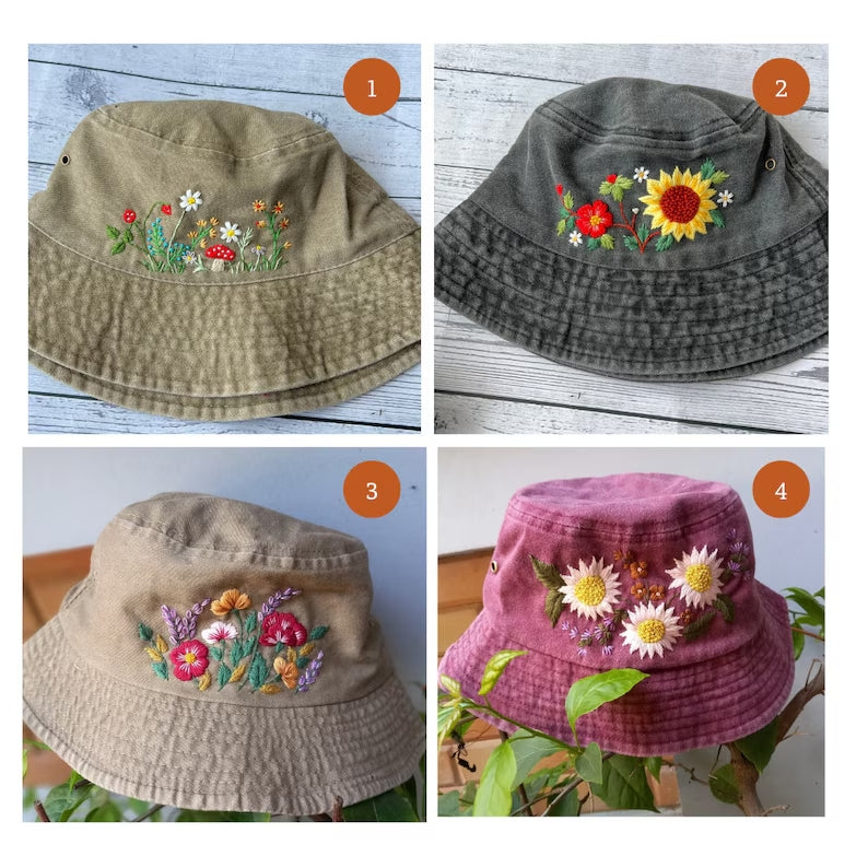 Enchanted Cap Blooms - Stitchery Zone