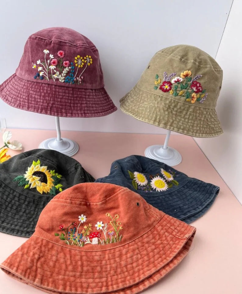 Enchanted Cap Blooms - Stitchery Zone