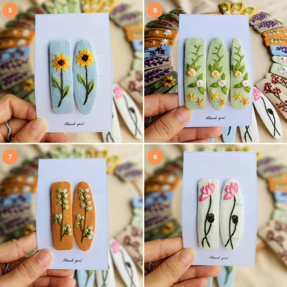 Handmade Floral Hair Clips - Perfect Gifts & Accessories