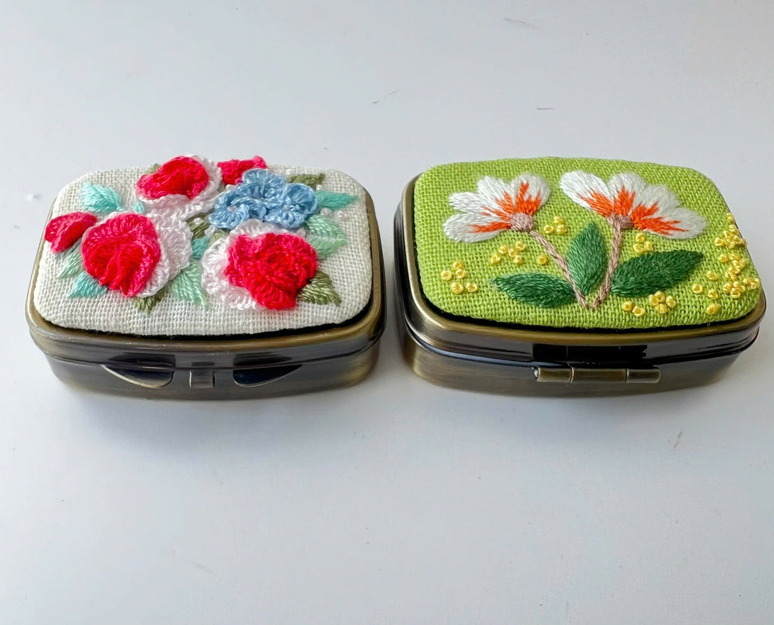 Handmade Embroidered Jewelry Box