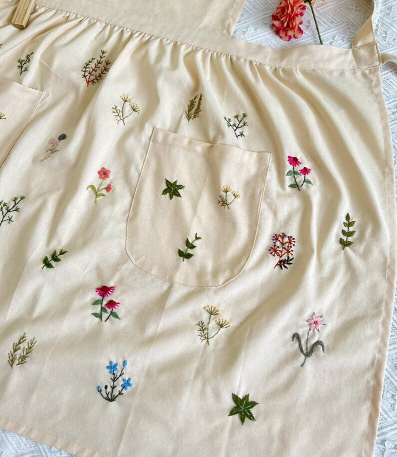 Flowers Petals Apron - Stitchery Zone