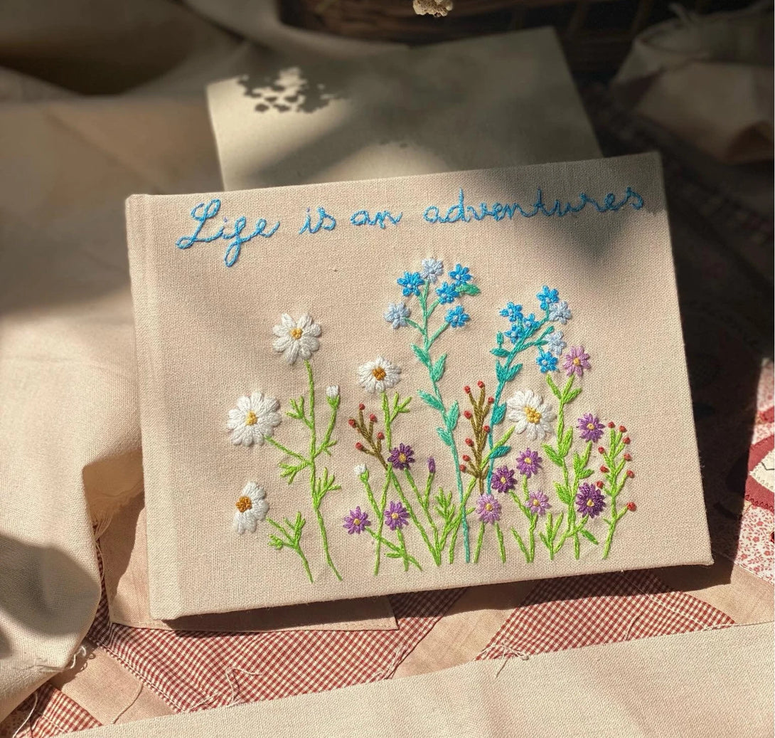 Wedding Guest Notebook, Landscape Memory Notebook - Stitchery Zone