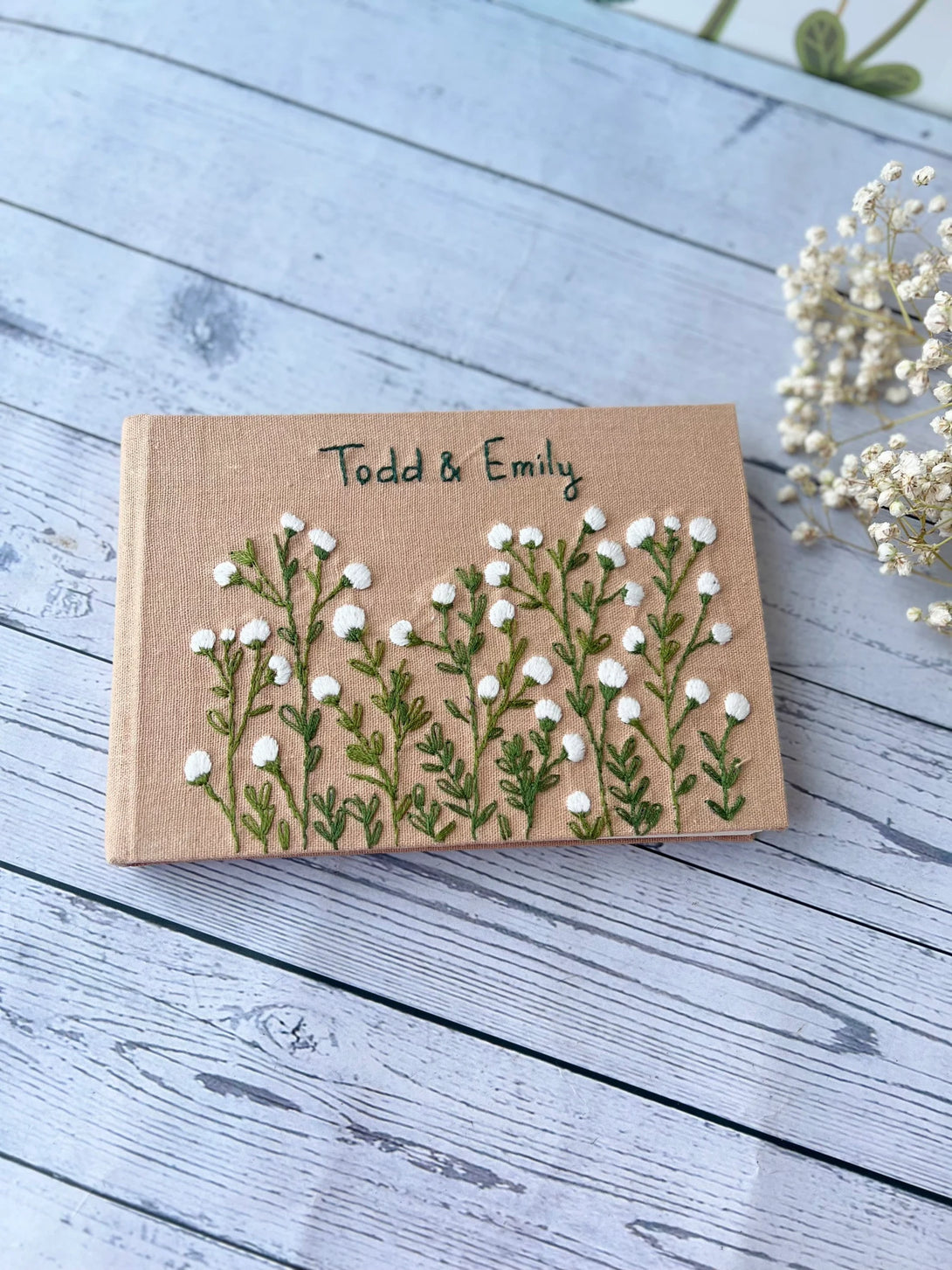 Wedding Guest Notebook, Landscape Memory Notebook - Stitchery Zone