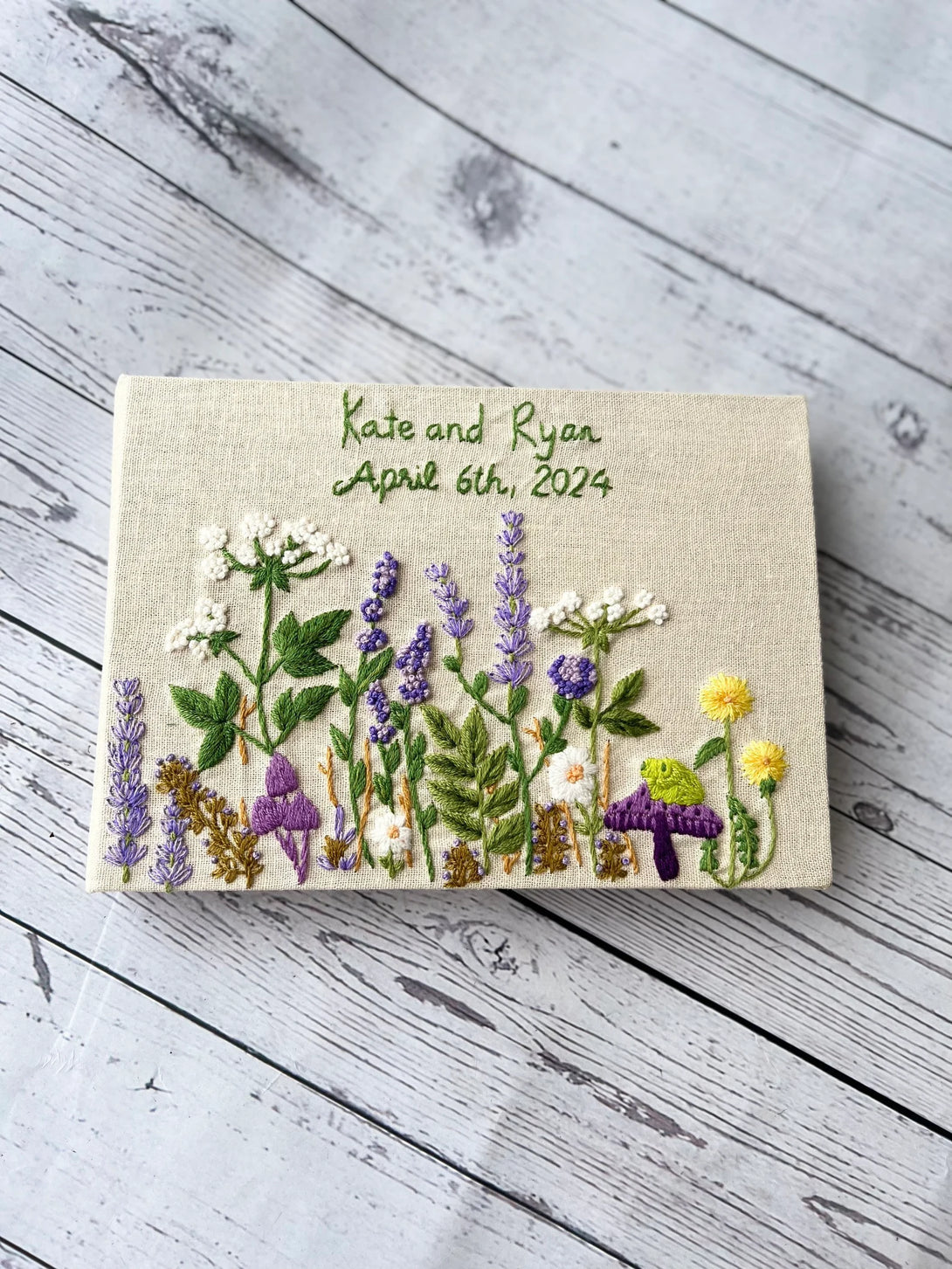 Wedding Guest Notebook, Landscape Memory Notebook - Stitchery Zone