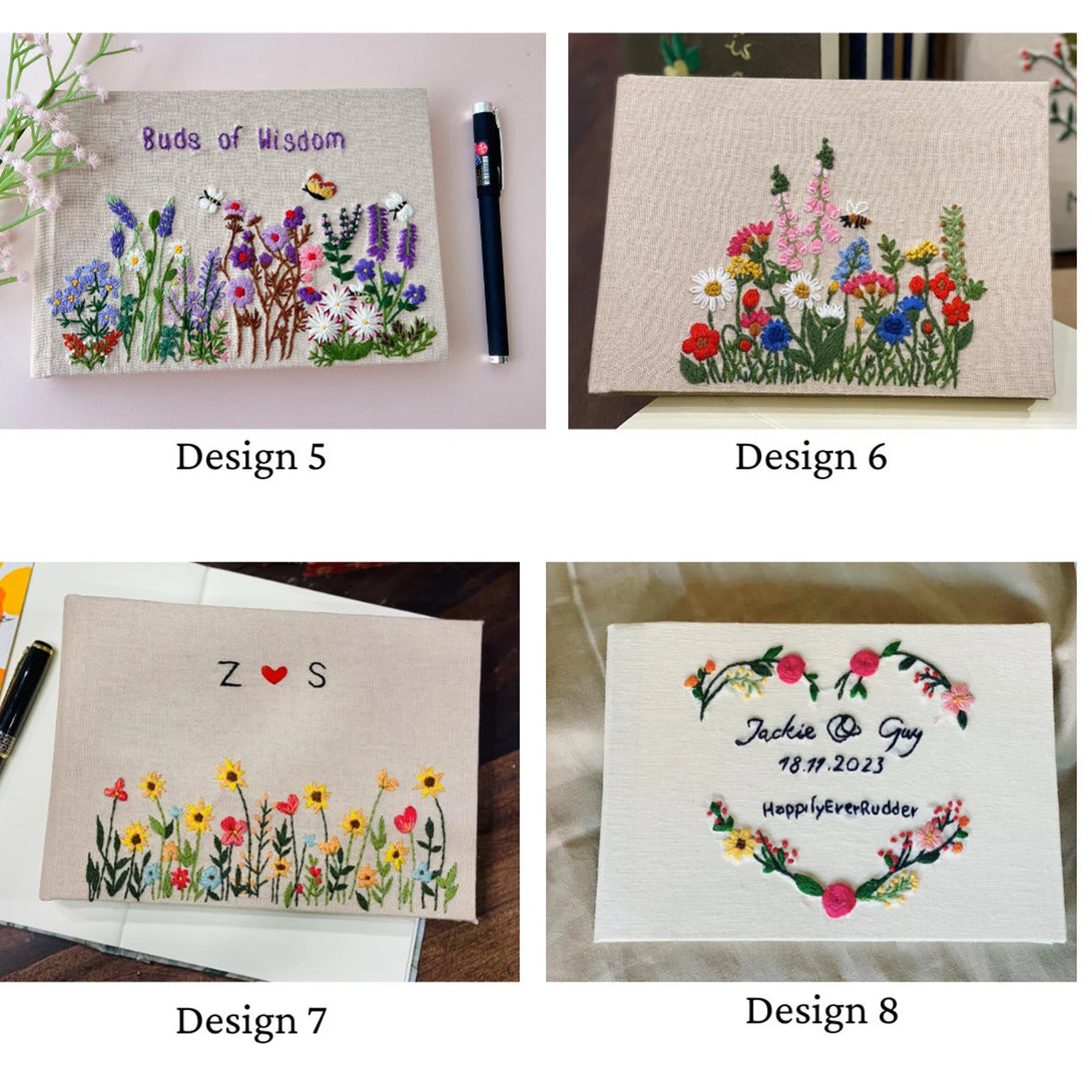 Wedding Guest Notebook, Landscape Memory Notebook - Stitchery Zone