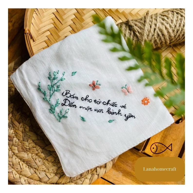 Blossom Stitch handkerchiefs - Stitchery Zone