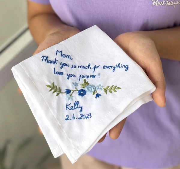 Blossom Stitch handkerchiefs - Stitchery Zone