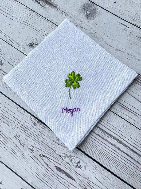 Lucky Flower Handkerchief - Stitchery Zone