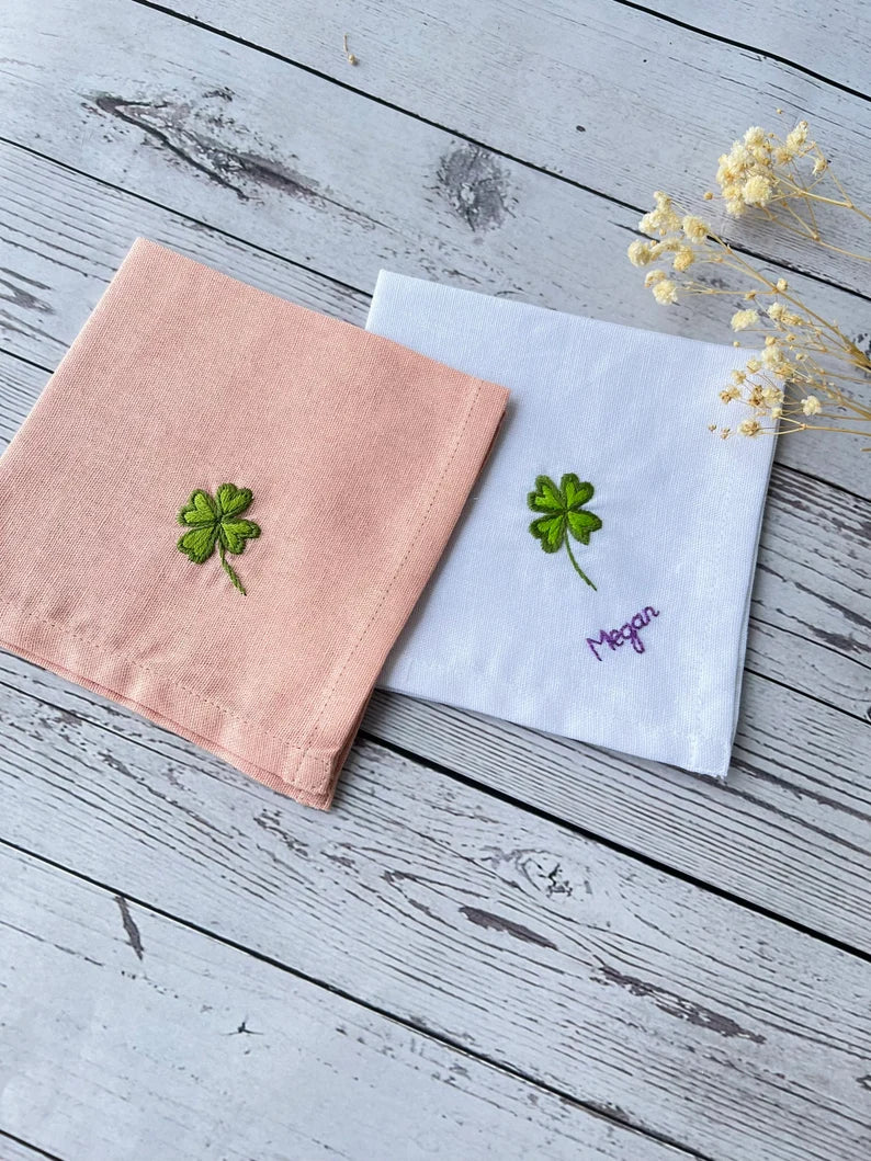 Lucky Flower Handkerchief - Stitchery Zone