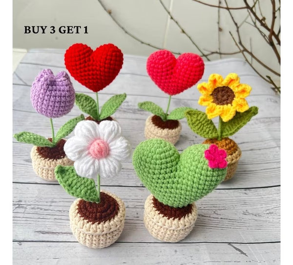 Mini Handmade Flower Pot, Buy 3 Get 1