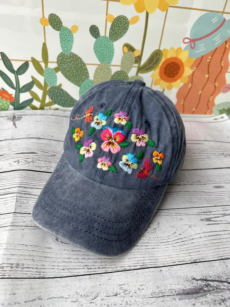 Summer Flowers Hats - Stitchery Zone