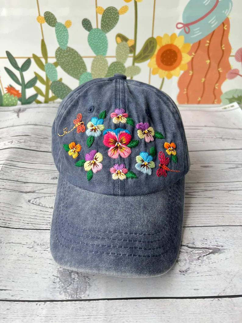 Summer Flowers Hats - Stitchery Zone