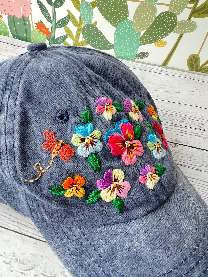 Summer Flowers Hats - Stitchery Zone