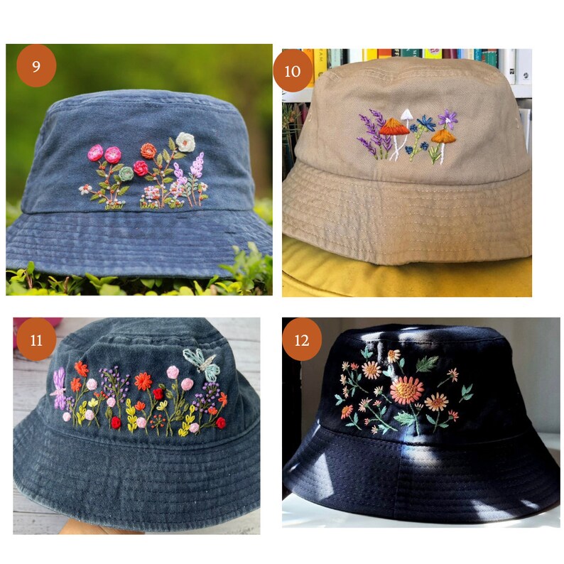 Enchanted Cap Blooms - Stitchery Zone