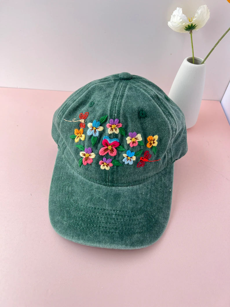 Summer Flowers Hats - Stitchery Zone