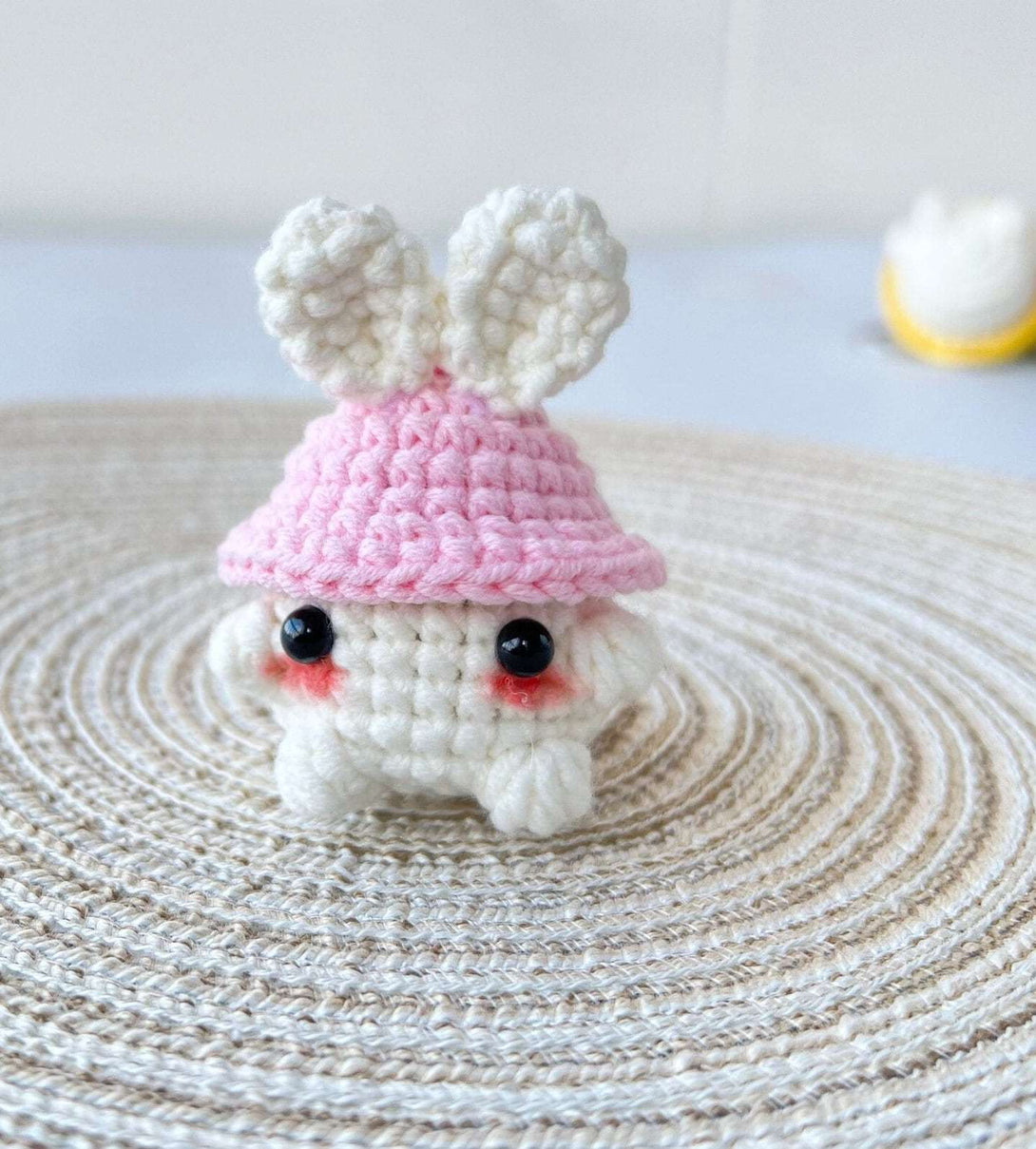 Crochet Cute Mushroom Keychain - Stitchery Zone
