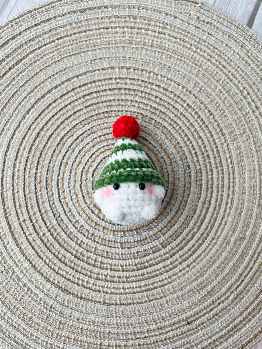 Mushroom Themed Christmas Keychain - Stitchery Zone