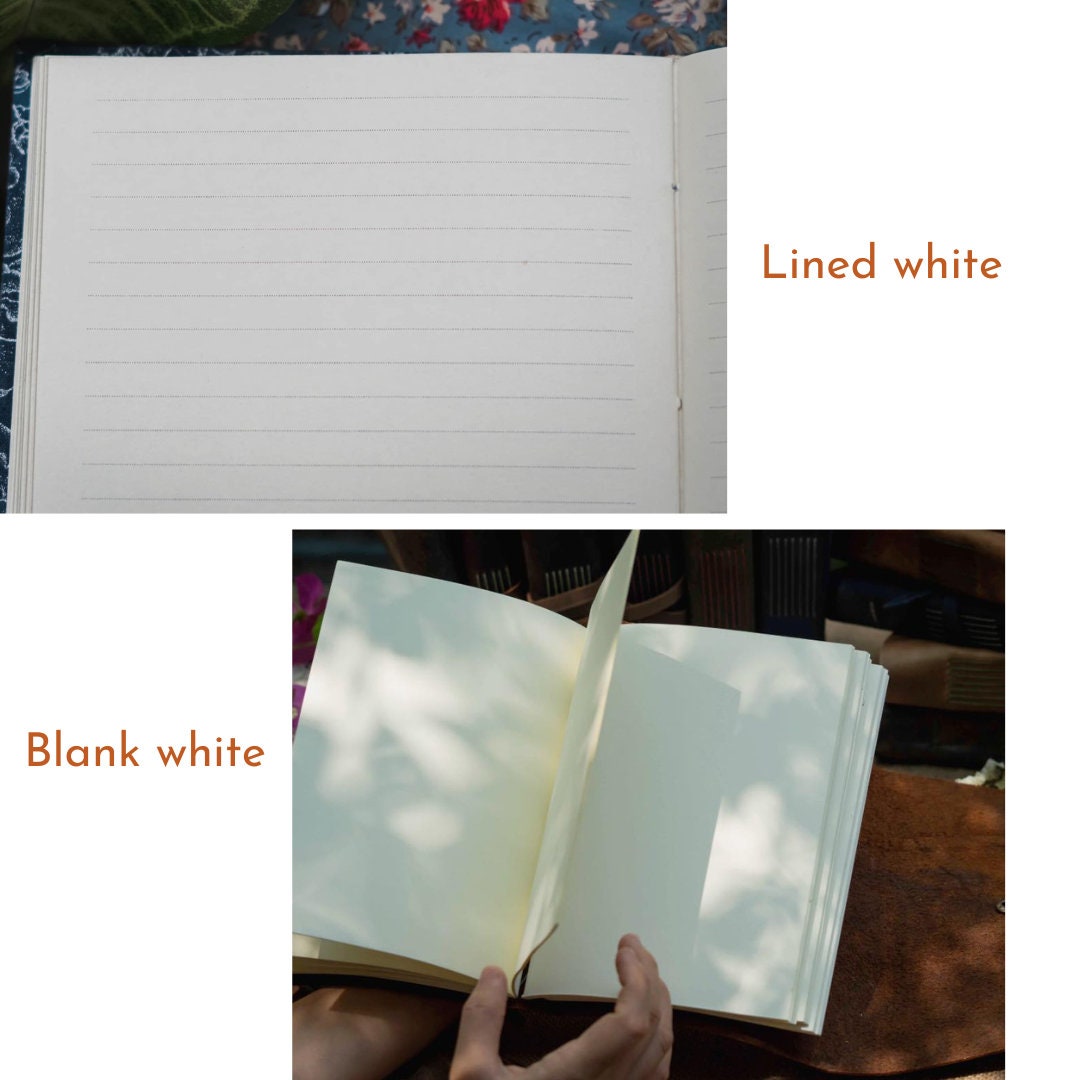 Personalized Handmade Vintage Notebook - Stitchery Zone