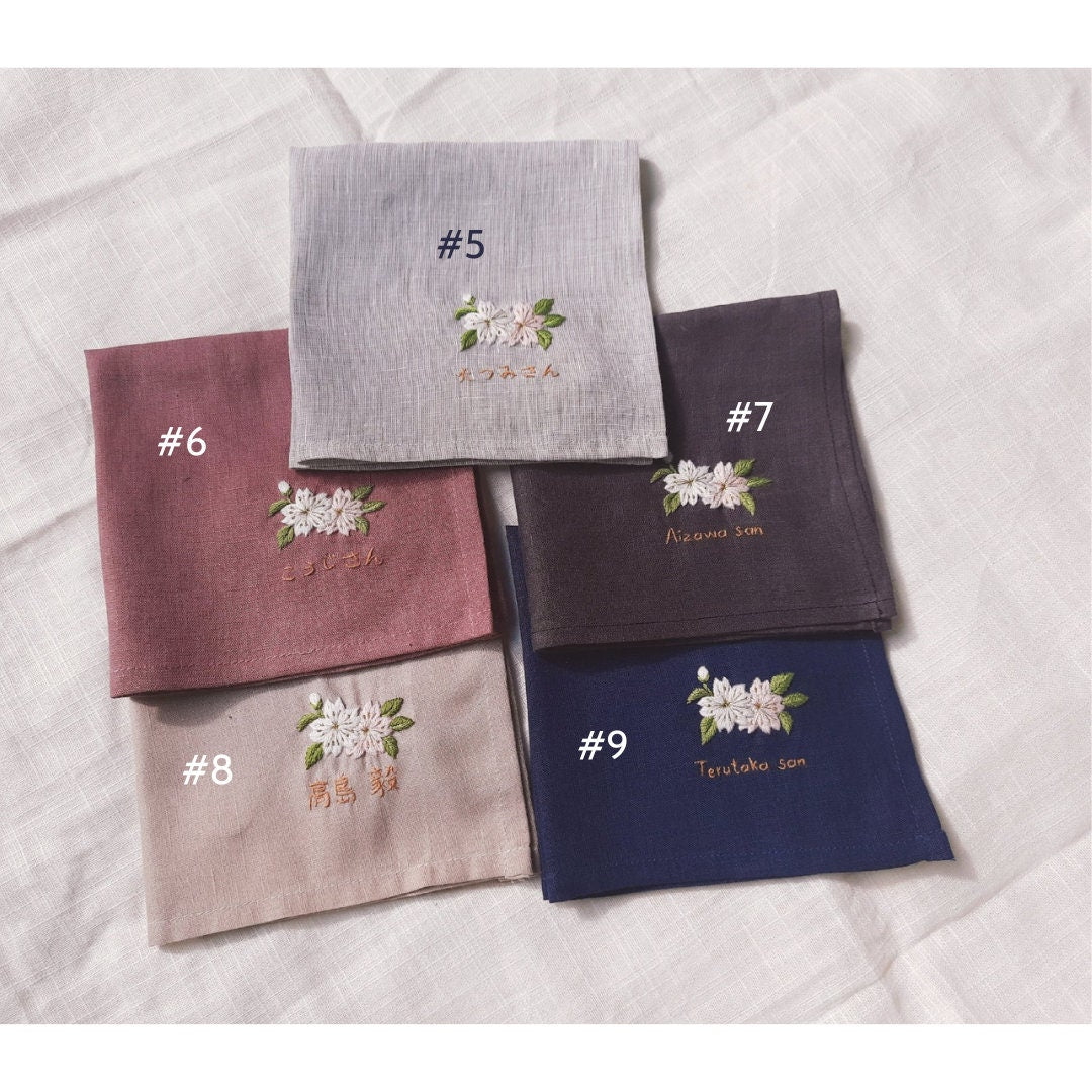 Personalized Handkerchiefs For Men - Stitchery Zone