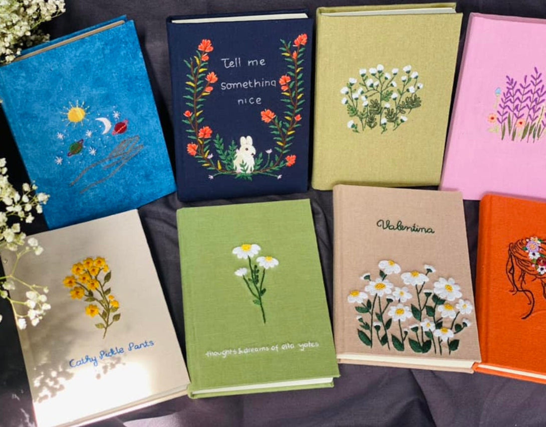 Botanical Whispers Notebook - Stitchery Zone