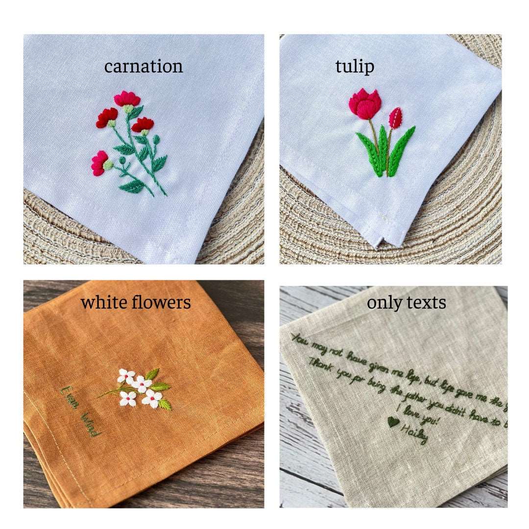 Little Wild Flower Handkerchief - Stitchery Zone